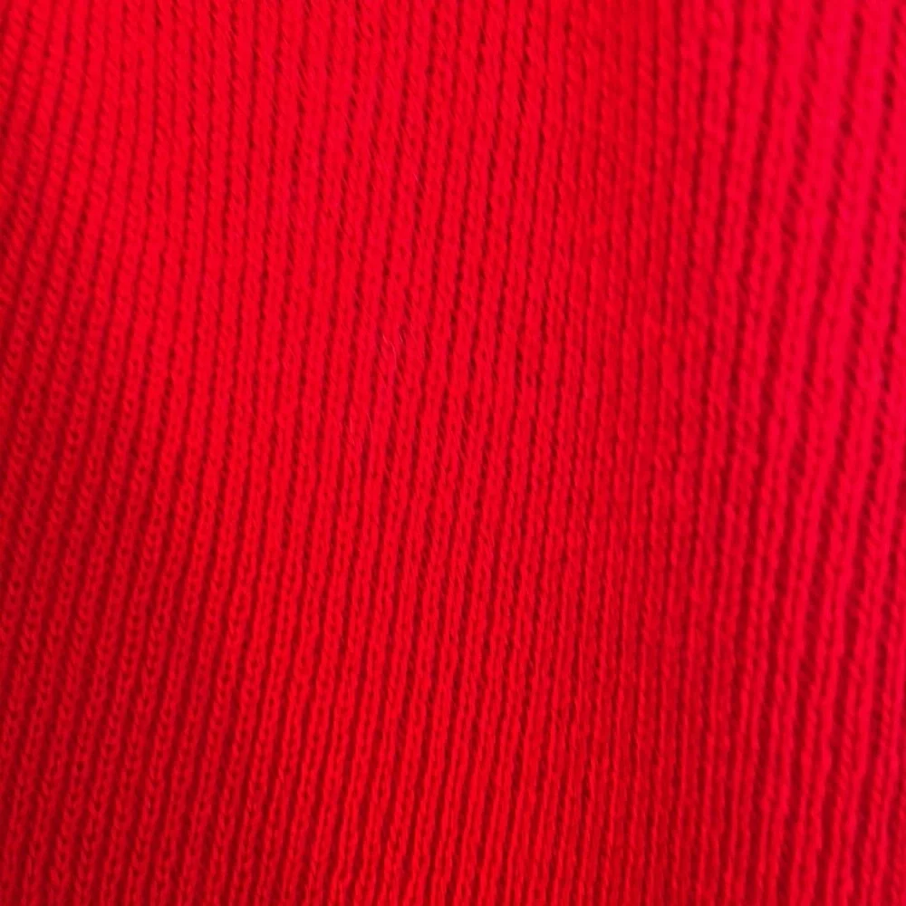 OLEG CASSINI VINTAGE CAREER QUIET LUXURY Y2K KNIT SUIT DBL BREASTED RED SZ 8